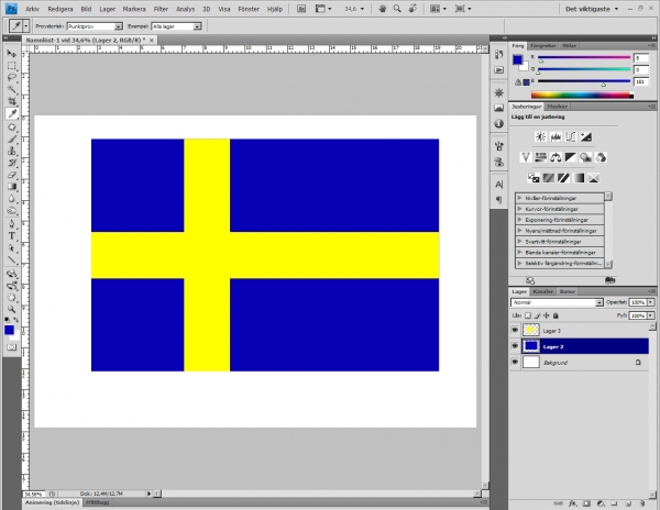 Creation of Sweden.: Step 1